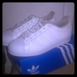 Adidas Shell Toe All Whites